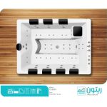 وان و جکوزی ریتون مدل اوشن ۸ نفره با سه موتور (outdoor) - Image 2