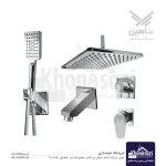 شیر دوش توکار شاهین مدل دلوان